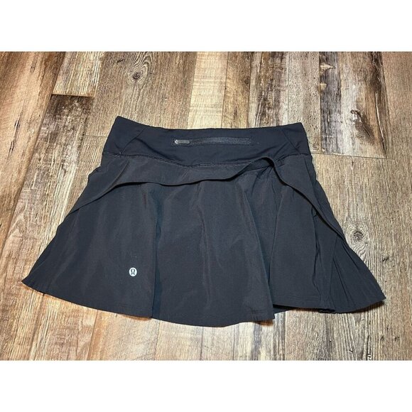 Lululemon Play Off The Pleats Skirt *13" Black Size 4 - Picture 5 of 8